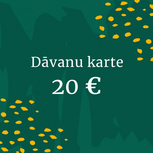 Dāvanu karte internetveikalā 20 EURO