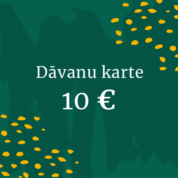 Dāvanu karte internetveikalā 10 EURO