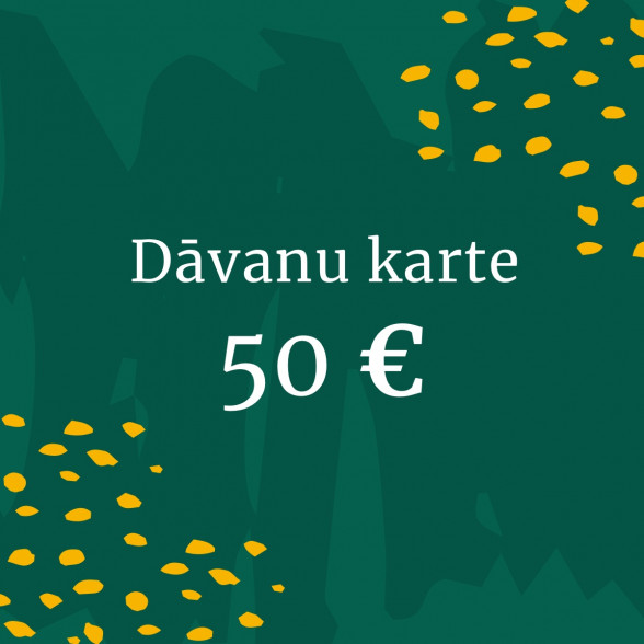 Dāvanu karte internetveikalā 50 EURO